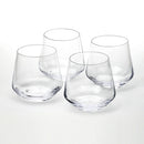 Crystal Old Fashioned Whiskey Glasses - Set of 4 - 13.5oz