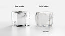 Crystal Clear Ice Cube Maker Mold - Eight 2" Square Ice Cubes