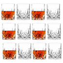 Crystal Cut Old Fashioned Whiskey Glasses (10oz)