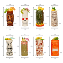 Ceramic Tiki Mugs, Set of 8 - 18-23.5oz - Perfect for Exotic Cocktails, Iced Tea, Soda, Mai Tai, Long Island
