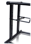 Folding DJ Laptop Stand with Sub-tray Shelf by FAT TOAD - Pro Audio Computer Table Top Rack Stand Mount for iPads, Mixer Controller & Tablets PC Gear
