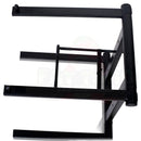 Folding DJ Laptop Stand with Sub-tray Shelf by FAT TOAD - Pro Audio Computer Table Top Rack Stand Mount for iPads, Mixer Controller & Tablets PC Gear