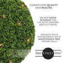19" XL Cypress Lighted Topiary Ball