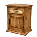 Traditional Large Rustic Nightstand