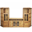 Santa Cruz Rustic Entertainment Center 3 Pcs