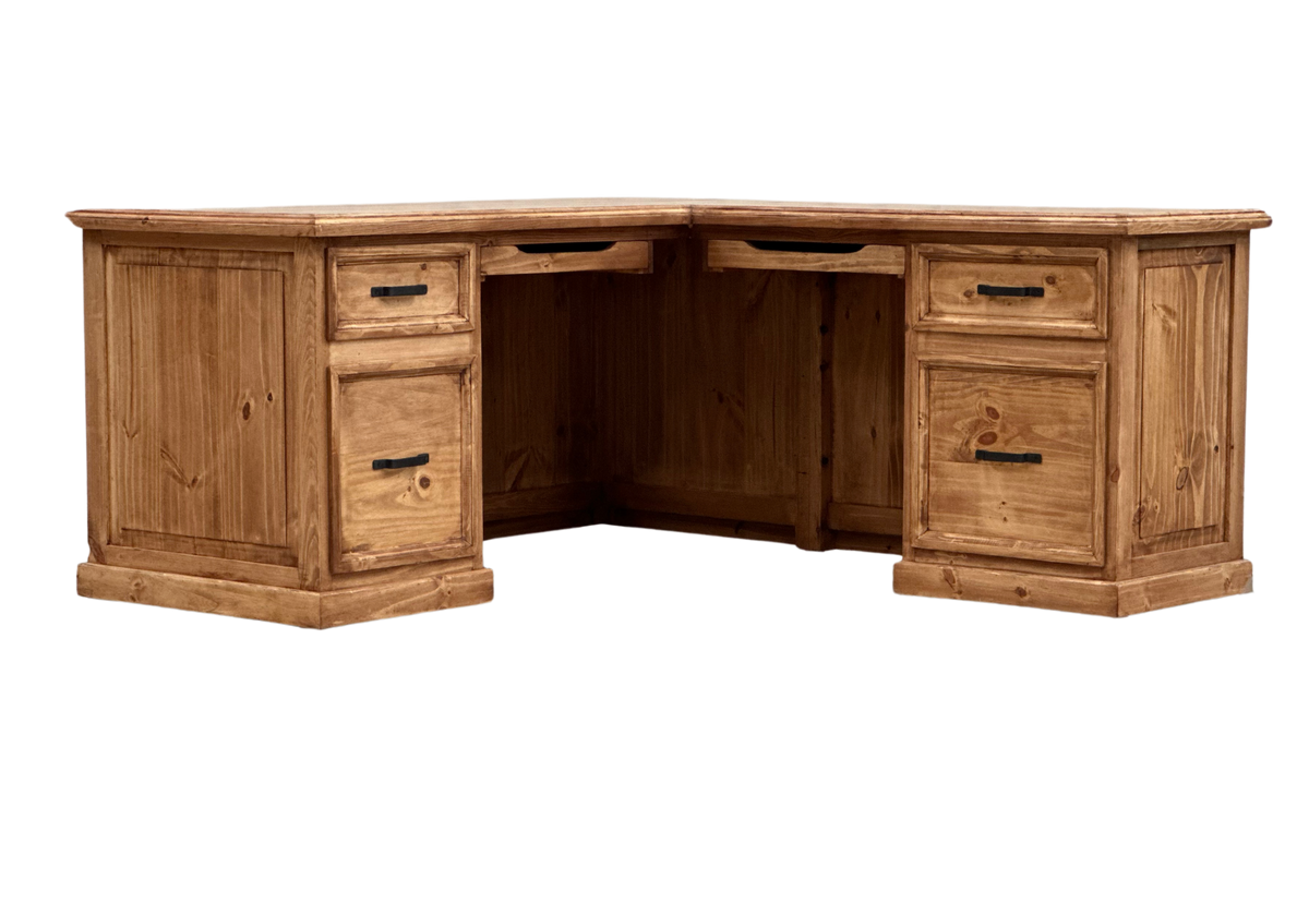 Corner Taos Rustic Desk