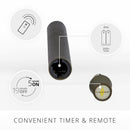 Stone Grey Flameless Candle Taper