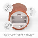 Adobe Seaglass Flameless Candle Pillar