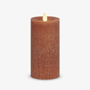 Adobe Seaglass Flameless Candle Pillar