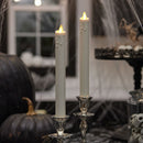 White Wax Drip Flameless Candle Taper