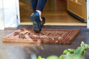 Leafy Vines Border Personalized Doormats