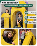 LX15 14pcs Modular Play Couch, Amber Yellow