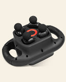 LX25 4 Head Percussion Massager with Infrared Light, Charcoal Black by Lunix
