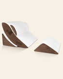 Cover Set Only for LX5, White Bamboo and Brown Plush Side, Pillows and Foam not Included