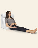 LX8 4-Piece Support for Nighttime Digestive Discomfort & Easier Breathing, Wedge Pillow Set, Pebble White by Lunix