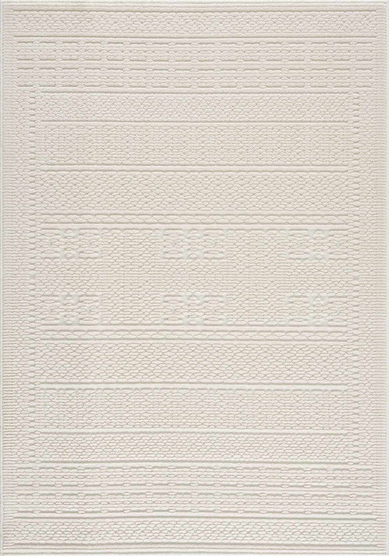 Bahar Cream Washable Area Rug