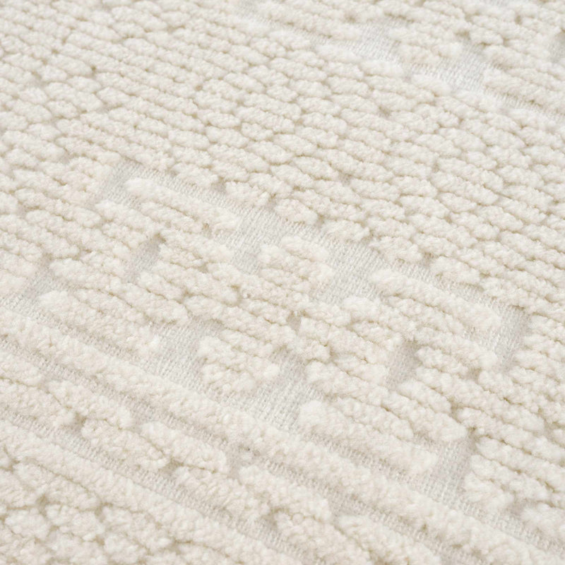 Bahar Cream Washable Area Rug