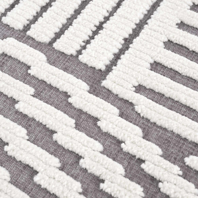 Deron Gray Washable Area Rug