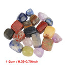 Tumbled Gemstones Polished Square Gemstone 1lb Mixed Chakra Natural Crystal Quartz Rock Lucky Healing Stones