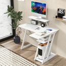 L Shaped Gaming Desk with Outlets and USB Ports by LJGDeals