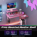 L Shaped Gaming Desk with Outlets and USB Ports by LJGDeals