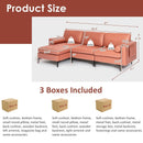 3-Seat L-Shaped Sectional Sofa with USB Ports & Storage by LJGDeals