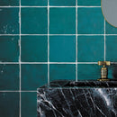 Ocean Green 5x5 Glossy Subway Ceramic Tile (57 pack, 10.76 sq ft/case)