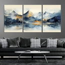 Lake Abstract Mountain Wall Art Canvas Print by MyGreatCanvas | Canvas Wall Art Prints | Photo Prints & Wall Decor