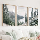Lake Tahoe, Sierra Nevada. 3 Piece Wall Art by Wall Art Set