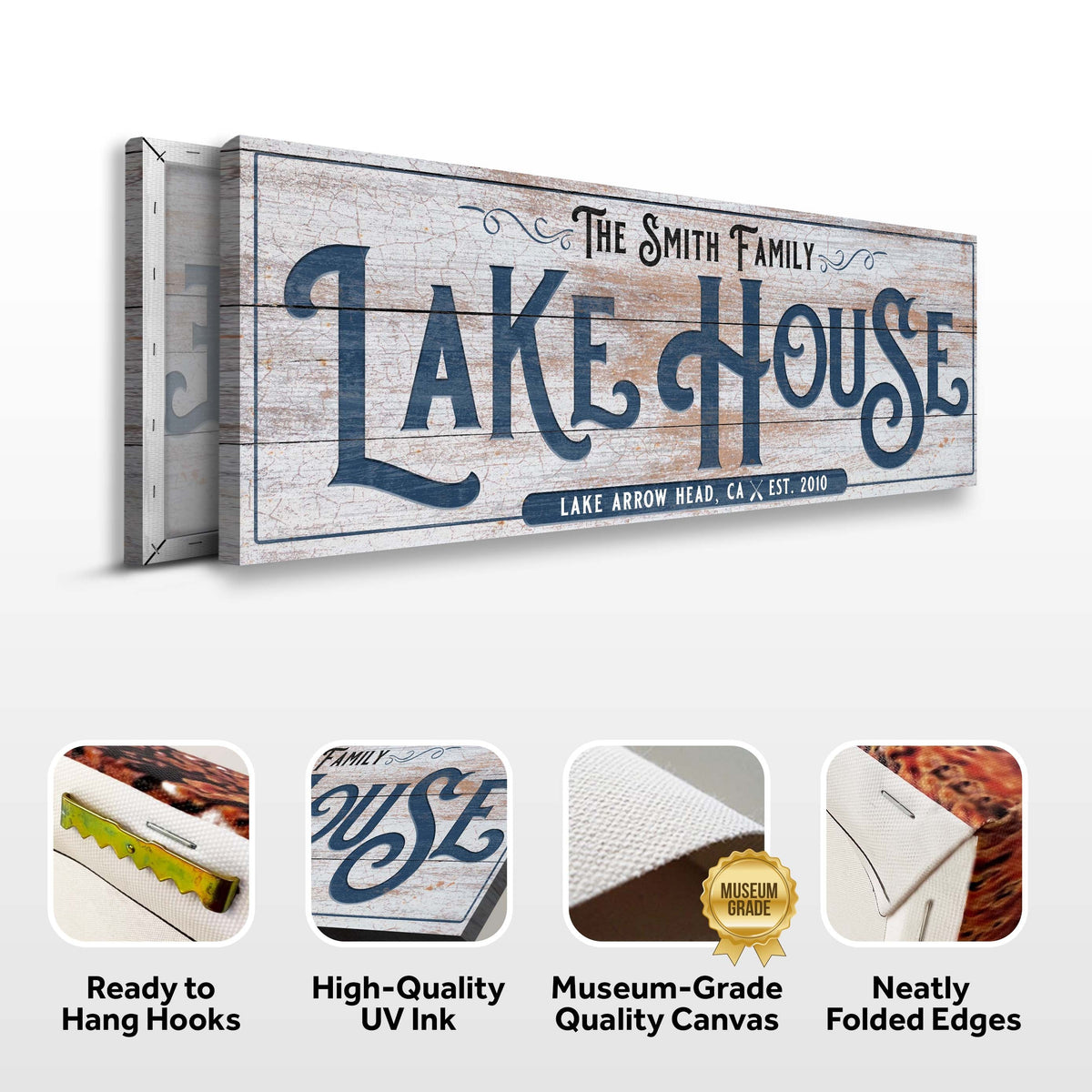 Personalized Lake House Sign III, photo 5 of 8