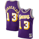 Wilt Chamberlain Los Angeles Lakers Mitchell & Ness Purple 1971-72 Hardwood Classics Swingman Jersey by Dynasty Sports & Framing