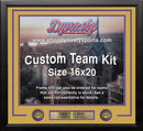 Los Angeles Lakers Custom NBA Basketball 16x20 Picture Frame Kit (Lakers Gold) by Dynasty Sports & Framing