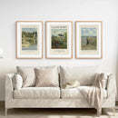 Monet Set of 3 Printable Exhibition Posters by Wall Art Set