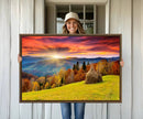 Landscape View Sunset Wall Art Landscape Canvas Print All by MyGreatCanvas | Canvas Wall Art Prints | Photo Prints & Wall Decor