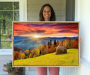 Landscape View Sunset Wall Art Landscape Canvas Print All by MyGreatCanvas | Canvas Wall Art Prints | Photo Prints & Wall Decor