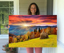 Landscape View Sunset Wall Art Landscape Canvas Print All by MyGreatCanvas | Canvas Wall Art Prints | Photo Prints & Wall Decor