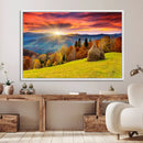 Landscape View Sunset Wall Art Landscape Canvas Print All by MyGreatCanvas | Canvas Wall Art Prints | Photo Prints & Wall Decor