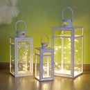 Set of 3 Metal Candle Lantern-12/15/19"