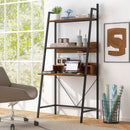 71” High Freestanding Laptop Desk with Open Shelves for Living Room Bedroom Study-Brown by LJGDeals