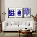 Minimalist Bauhaus Wall Art 3 Piece Print Set by Wall Art Set