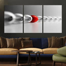 Large Wall Art Red Ball in Gray Balls Canvas Art Print Large by MyGreatCanvas | Canvas Wall Art Prints | Photo Prints & Wall Decor