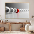 Large Wall Art Red Ball in Gray Balls Canvas Art Print Large by MyGreatCanvas | Canvas Wall Art Prints | Photo Prints & Wall Decor