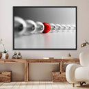 Large Wall Art Red Ball in Gray Balls Canvas Art Print Large by MyGreatCanvas | Canvas Wall Art Prints | Photo Prints & Wall Decor