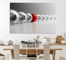 Large Wall Art Red Ball in Gray Balls Canvas Art Print Large by MyGreatCanvas | Canvas Wall Art Prints | Photo Prints & Wall Decor