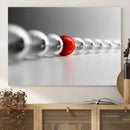 Large Wall Art Red Ball in Gray Balls Canvas Art Print Large by MyGreatCanvas | Canvas Wall Art Prints | Photo Prints & Wall Decor