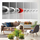 Large Wall Art Red Ball in Gray Balls Canvas Art Print Large by MyGreatCanvas | Canvas Wall Art Prints | Photo Prints & Wall Decor
