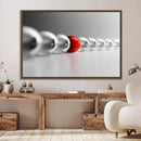 Large Wall Art Red Ball in Gray Balls Canvas Art Print Large by MyGreatCanvas | Canvas Wall Art Prints | Photo Prints & Wall Decor