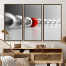 Large Wall Art Red Ball in Gray Balls Canvas Art Print Large by MyGreatCanvas | Canvas Wall Art Prints | Photo Prints & Wall Decor