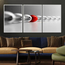 Large Wall Art Red Ball in Gray Balls Canvas Art Print Large by MyGreatCanvas | Canvas Wall Art Prints | Photo Prints & Wall Decor