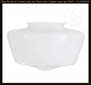 Milk Glass Opal Glass Schoolhouse Shade Replacement